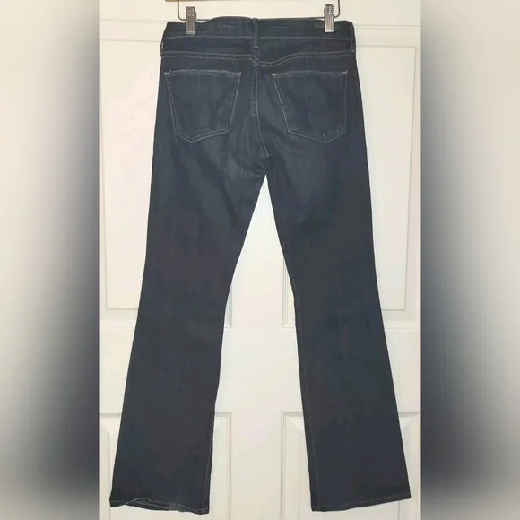 Citizens Of Humanity Dita Jeans Size Petite 26 Blue Denim Low Rise Bootcut - Picture 2 of 13